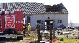 Pożar w Czyżewie. Na miejscu kilka zastępów straży pożarnej [FOTO]