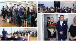 Ponad stu uczniów pożegnało mury ZSZ im. St. Staszica w Wysokiem Mazowieckiem [FOTO]