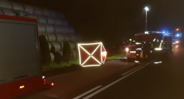 Śmiertelne potrącenie na trasie Czyżew - Zambrów [foto+aktualizacja]