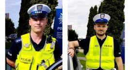 Wysokomazowieccy policjanci eskortowali rodzącą kobietę