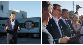 Premier Mateusz Morawiecki w Wysokiem Mazowieckiem [foto+video]