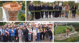 Flaga, tereny rekreacyjne nad zalewem i parafialny parking – uroczyste otwarcia w Ciechanowcu [FOTO+VIDEO]
