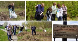 Międzypokoleniowa adopcja mokradła. Seniorzy i młodzież z Wysokiego Mazowieckiego wspólnie zadbali o porządek [FOTO + VIDEO]