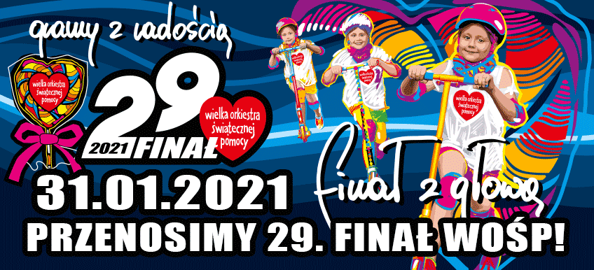 29. Finał WOŚP przesunięty ze względu na narodową kwarantannę