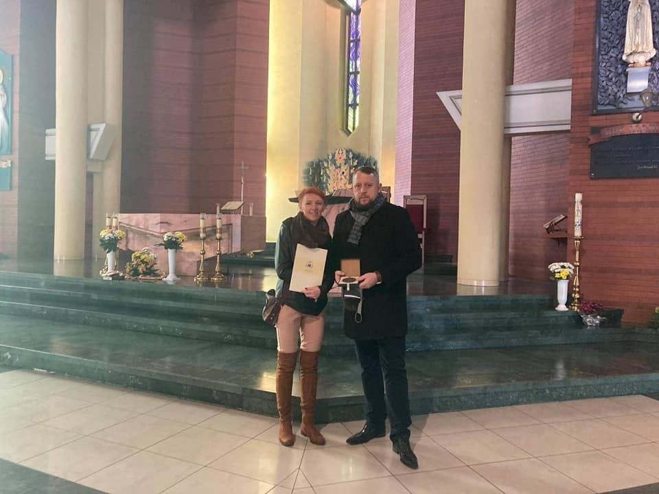 Małżeństwo z Mysłowic z medalem Pro Christi Regno