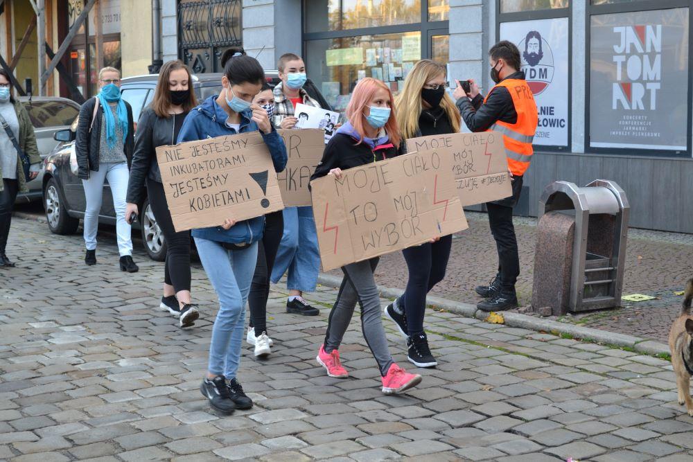 Zobacz na żywo protest w Mysłowicach