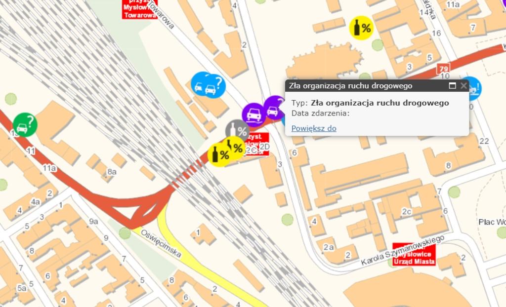 Krajowa mapa zagrożeń. Ponad 3000 zgłoszeń w Mysłowicach