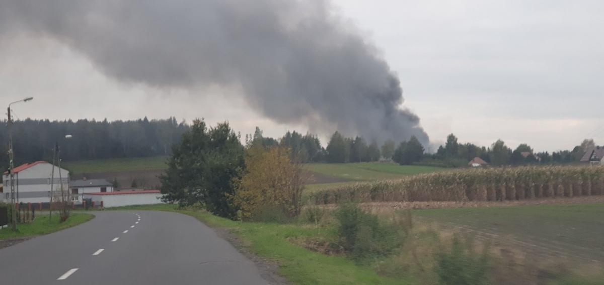 Płoną hale na Kościelniaka
