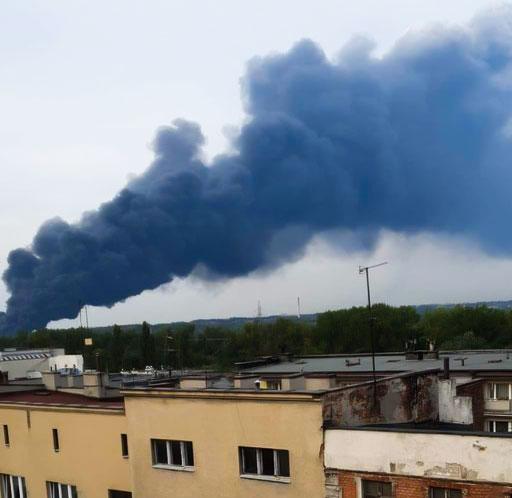 Pożar składowiska opanowany