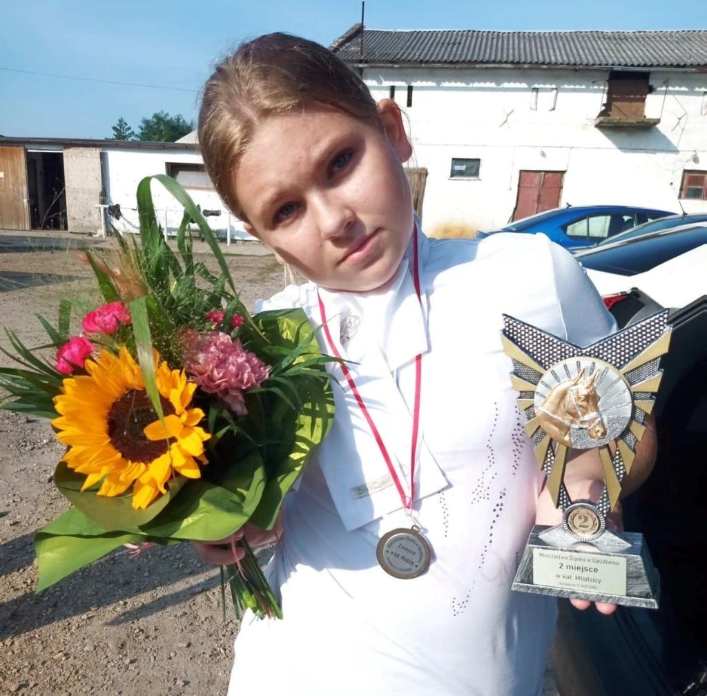 11-letnia Anastazja wicemistrzynią Śląska w ujeżdżeniu