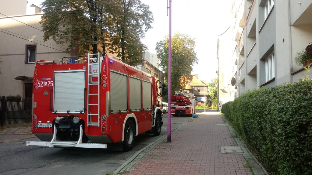 Zadymienie na Wojska Polskiego. Interweniowali strażacy
