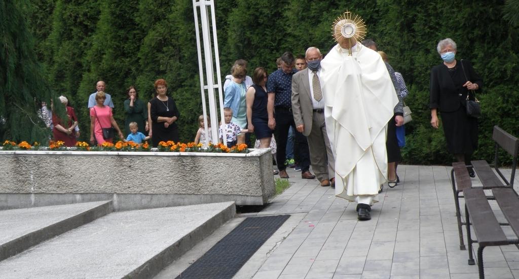 Procesja Bożego Ciała w Ławkach