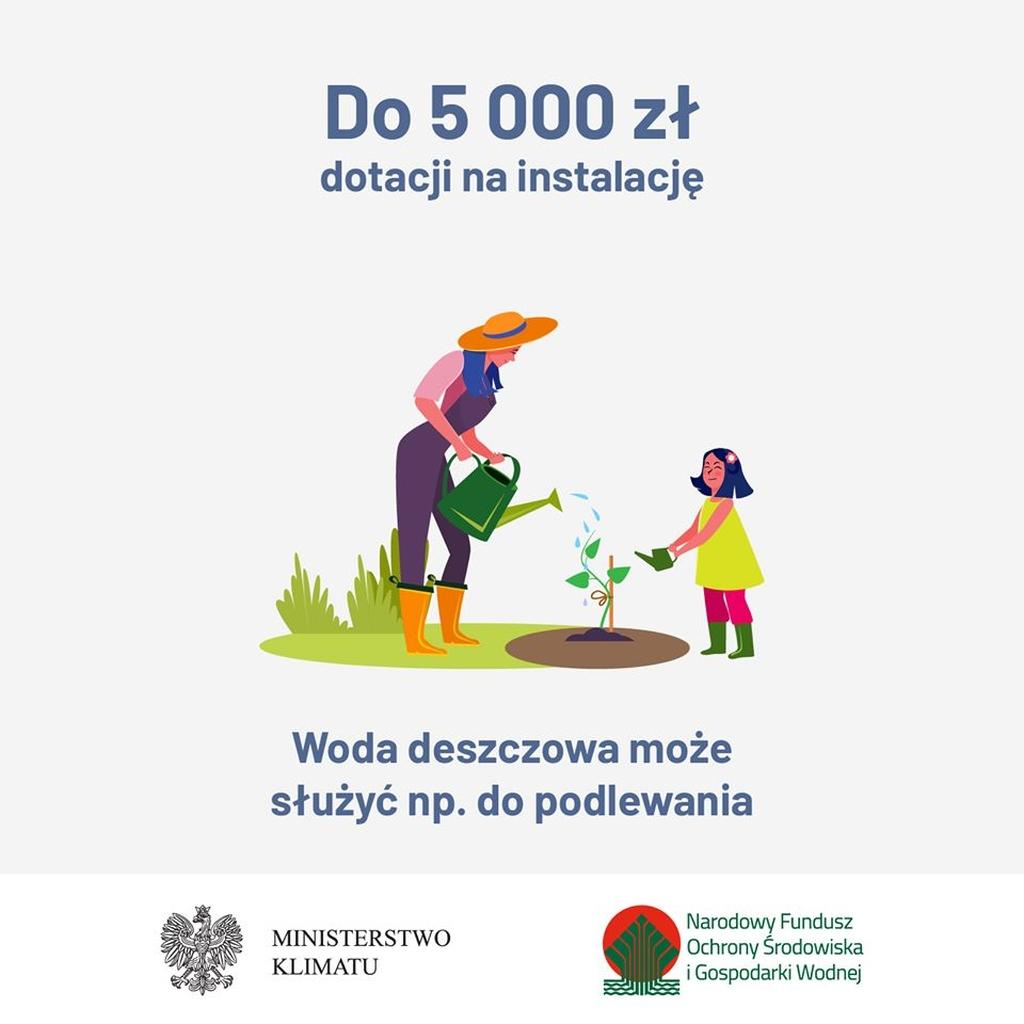 Do 5 tys. zł dotacji z programu „Moja woda”