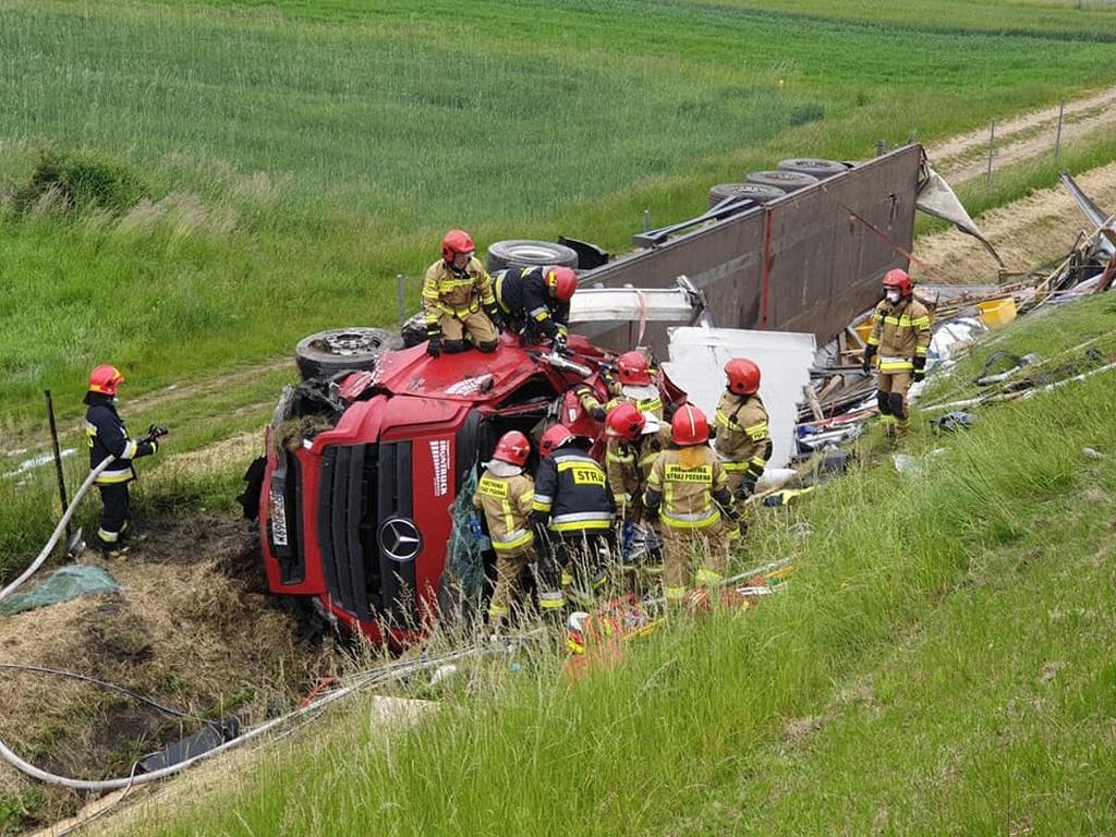 Wypadek i utrudnienia na autostradzie A4