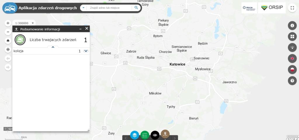 Śląska policja udostępnia on-line informacje o utrudnieniach na drogach