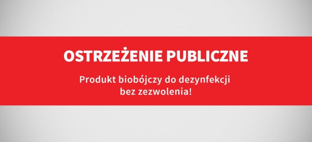 Sanepid ostrzega przed produktem do dezynfekcji produkowanym w Mysłowicach