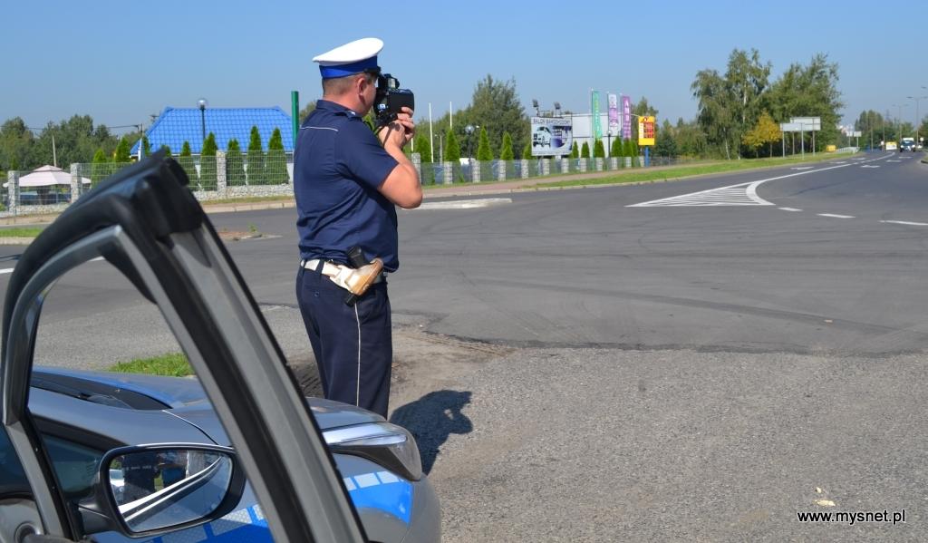 Policyjna akcja „Prędkość” na drogach Mysłowic