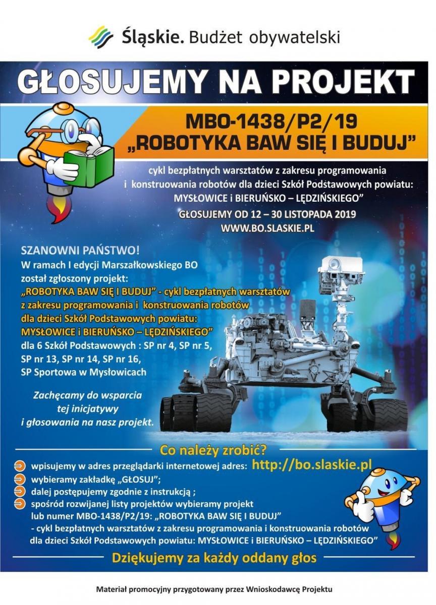 Głosujmy na projekt dla Mysłowic