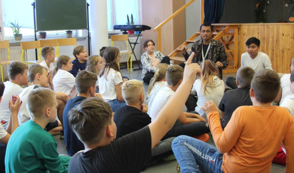 Wolontariusze Euroweek w SP 15