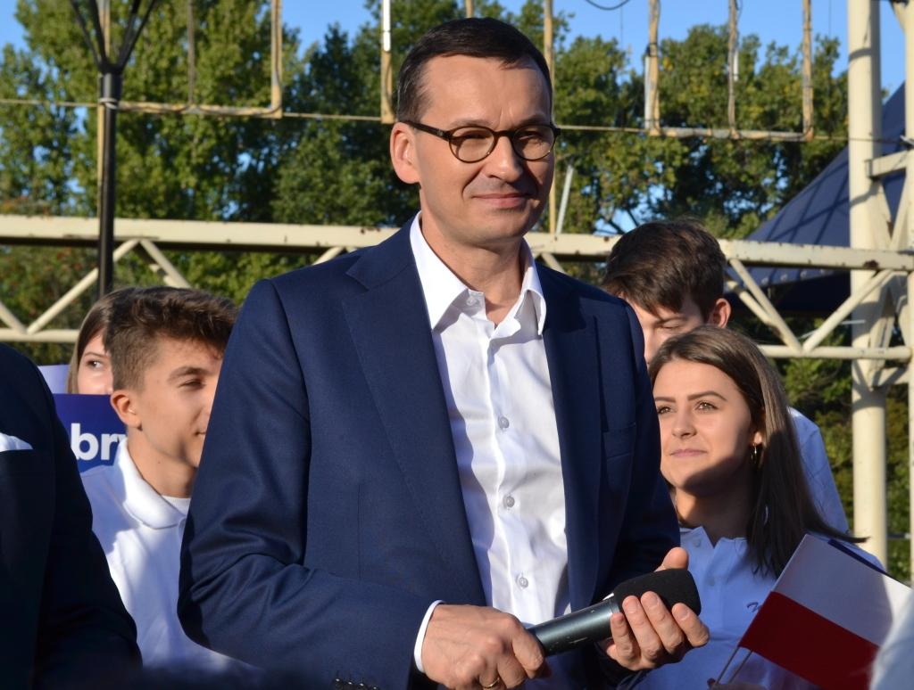 Premier Morawiecki zachęcał mysłowiczan do głosowania na PiS