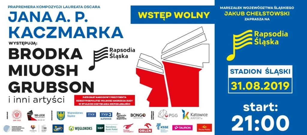 „Rapsodia Śląska” 31 sierpnia na Stadionie Śląskim