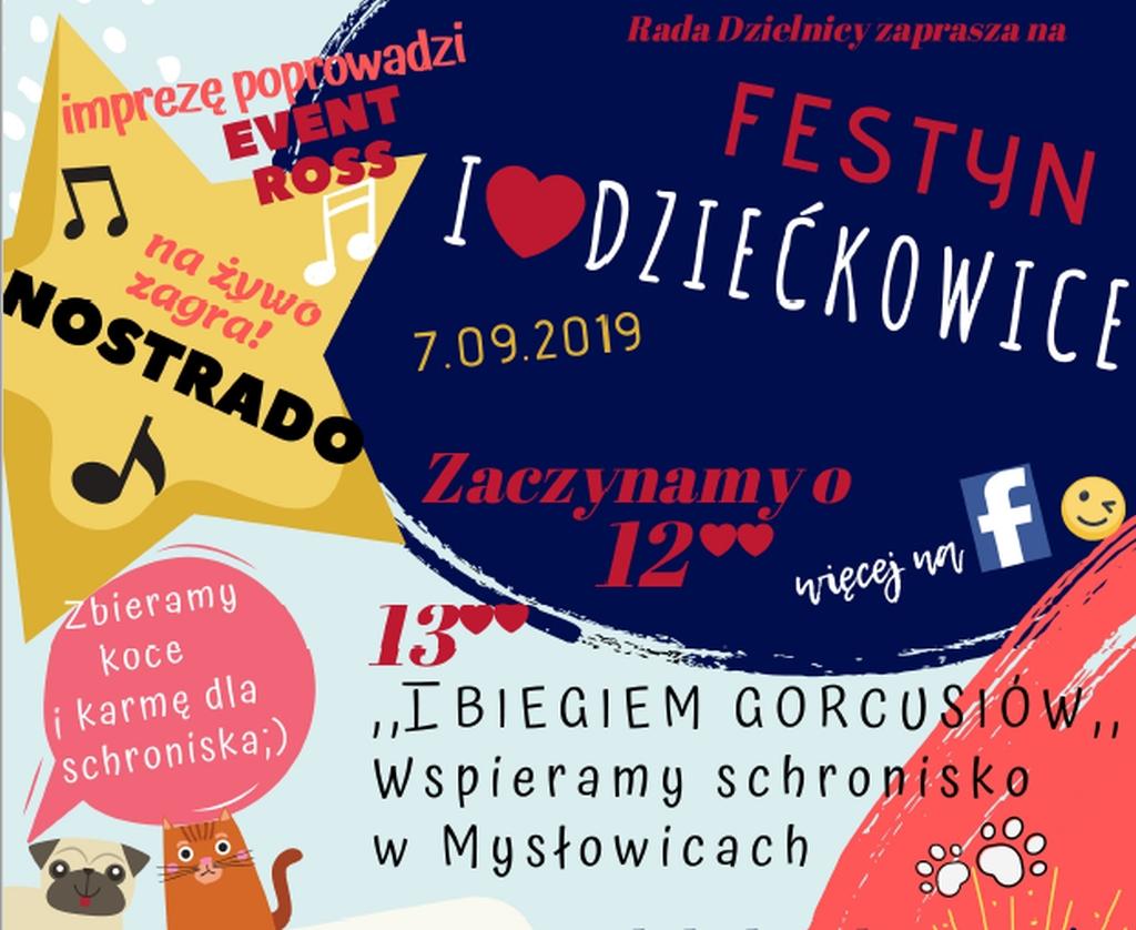 Rada Dzielnicy Dziećkowice zaprasza na festyn rodzinny