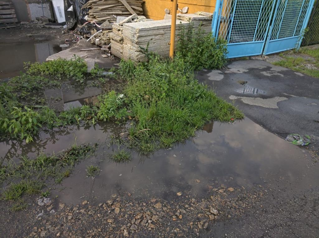 Woda stoi w rowach, a mieszkańcy pompują wodę z piwnic