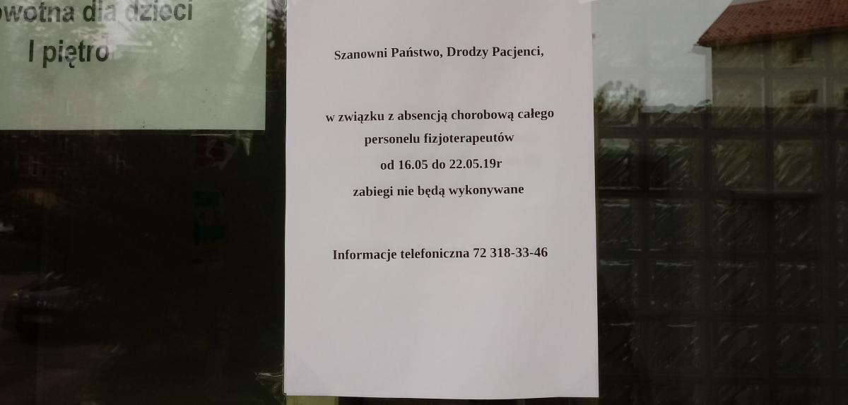 Protest fizjoterapeutów także w Mysłowicach