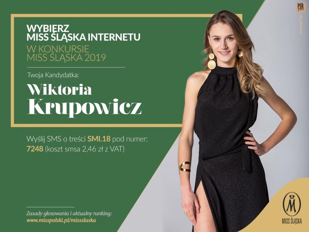 Wiktoria z Mysłowic w finale konkursu Miss Śląska 2019