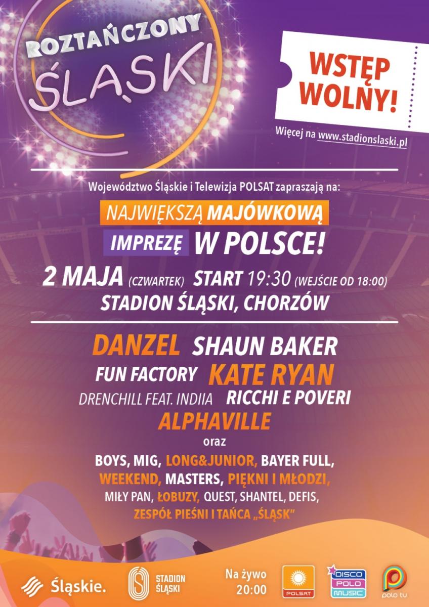 Wielka majówka na Stadionie Śląskim
