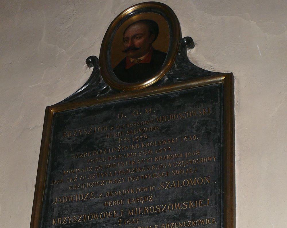 Epitafium Krzysztofa  Mieroszewskiego