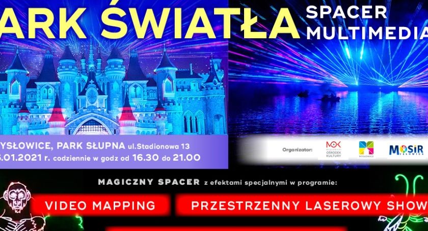 Multimedialny spacer w Parku Światła
