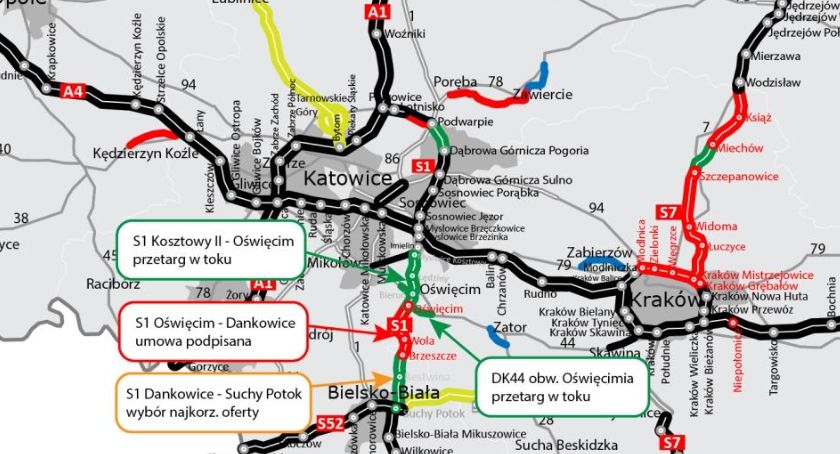 Trasa S1 Mysłowice-Oświęcim nie powstanie w terminie