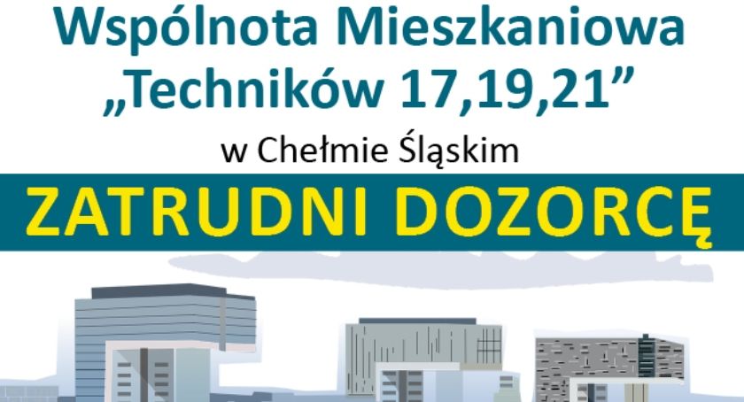 Wspólnota mieszkaniowa zatrudni dozorcę