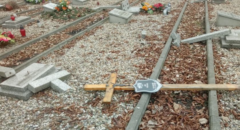 Zbezcześcili cmentarz ewangelicki