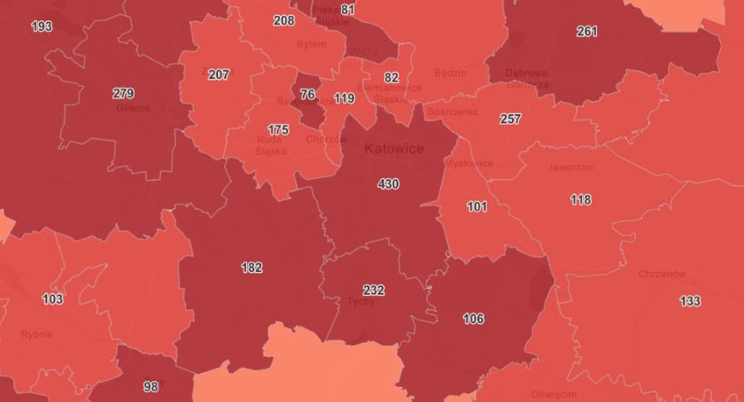 Aktualna sytuacja epidemiologiczna w Mysłowicach - 31 marca
