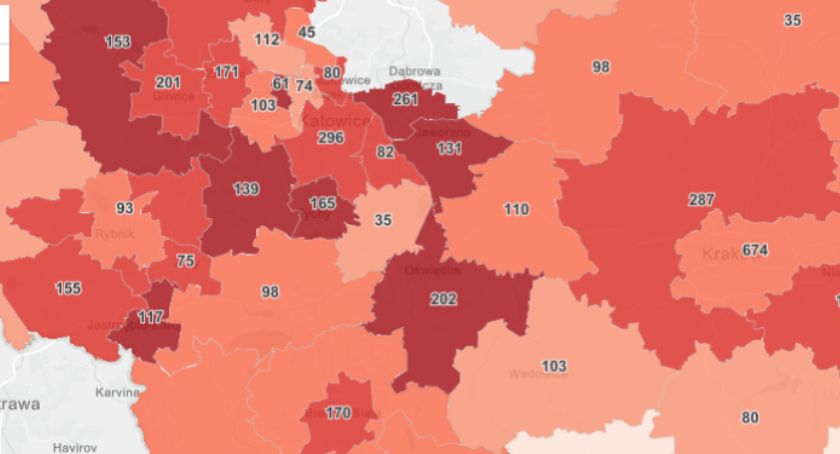 Aktualna sytuacja epidemiologiczna w Mysłowicach - 3 kwietnia