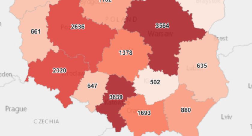 Aktualna sytuacja epidemiologiczna w Mysłowicach - 4 kwietnia