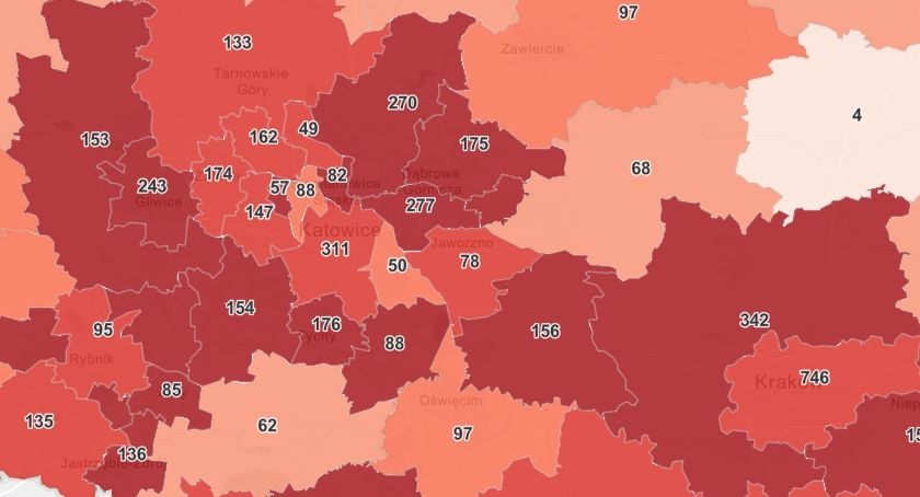 Aktualna sytuacja epidemiologiczna w Mysłowicach - 8 kwietnia