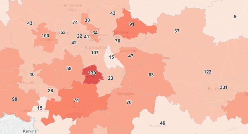 Aktualna sytuacja epidemiologiczna w Mysłowicach - 12 kwietnia