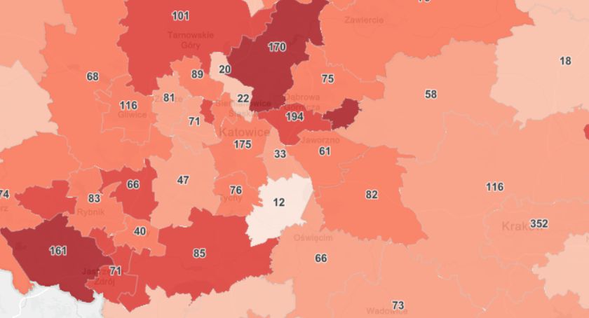 Aktualna sytuacja epidemiologiczna w Mysłowicach - 17 kwietnia
