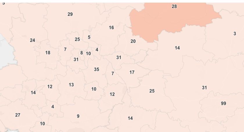Aktualna sytuacja epidemiologiczna w Mysłowicach - 26 kwietnia