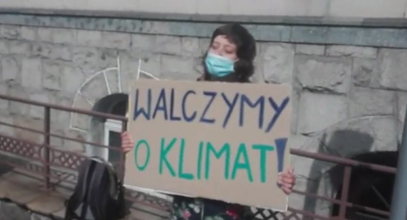 Protest w sprawie budowy kopalni Brzezinka 3