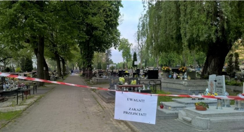 Będzie wycinka po wypadku na cmentarzu