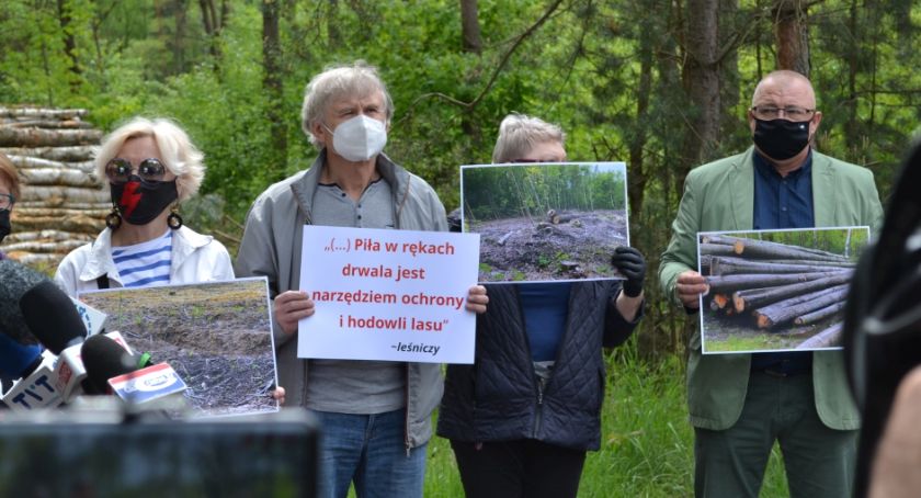 Przeciwko wycince lasów w Kosztowach