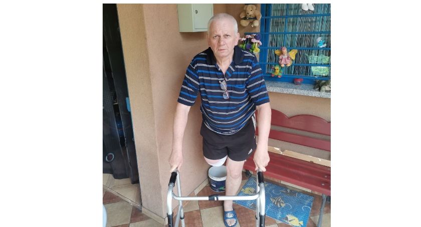 Chce być aktywny jak dawniej. Trwa zbiórka na zakup protezy