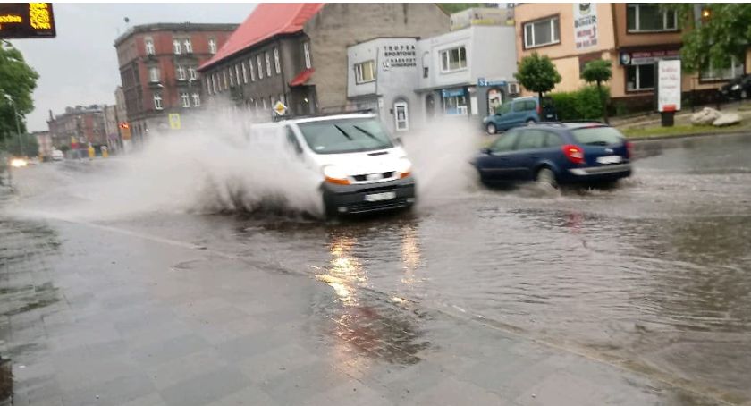 Oświęcimska spłynęła deszczem