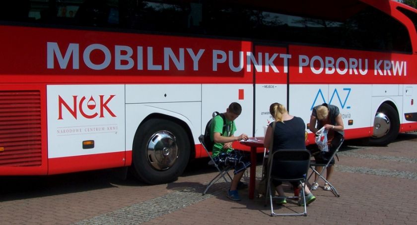 Na Rynku można dzisiaj oddać krew