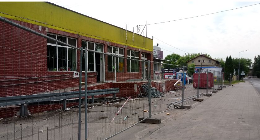 Trwa modernizacja Biedronki przy ul. Oświęcimskiej