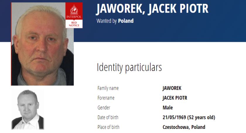 Interpol szuka J. Jaworka
